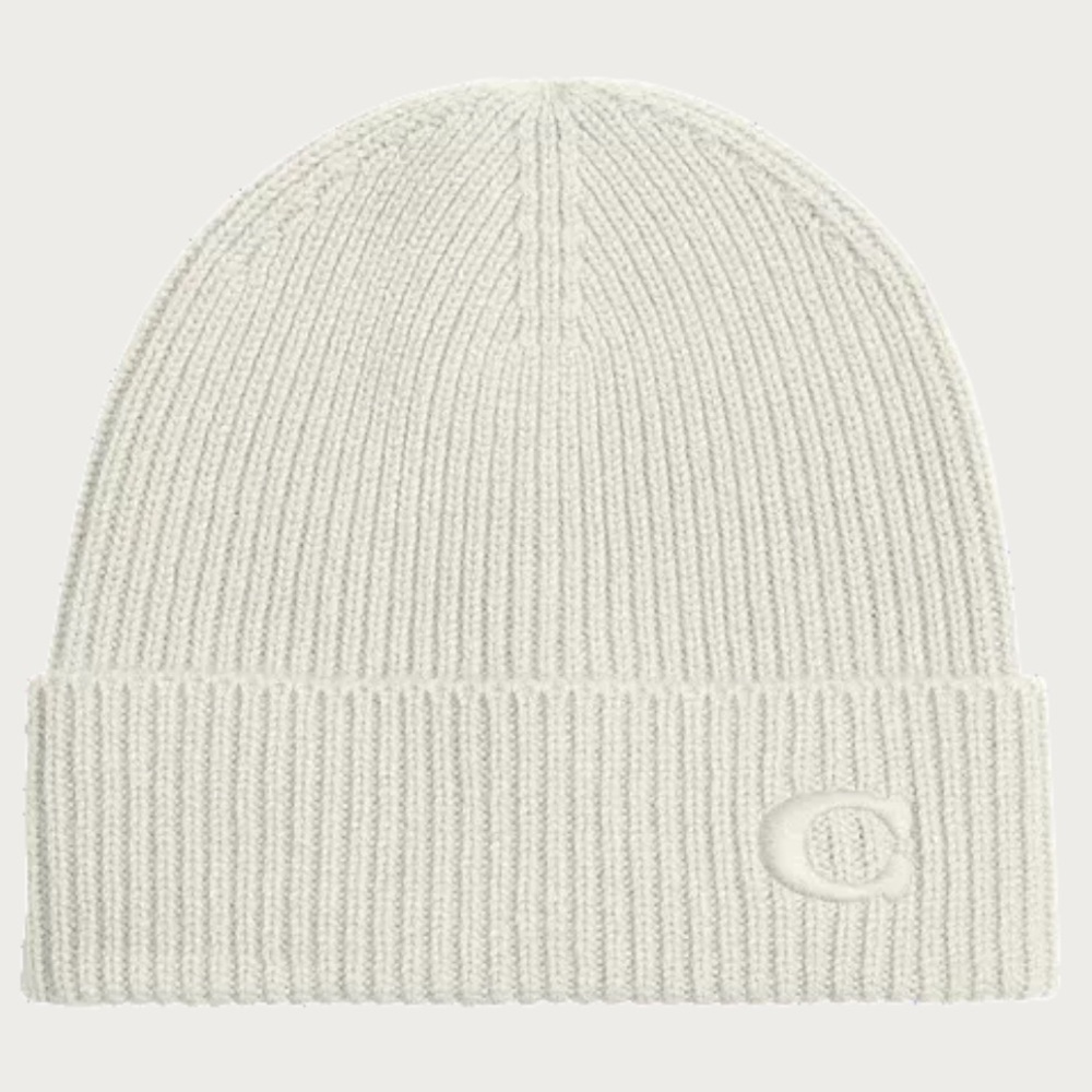Coach Knit Beanie nwt in packaging